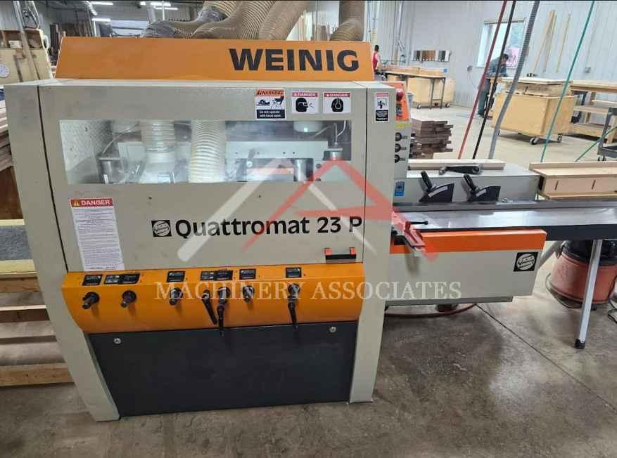 WEINIG QUATTROMAT 23P MOULDER FEED THROUGH WEINIG QUATTROMAT 23P MOULDER FEED THROUGH