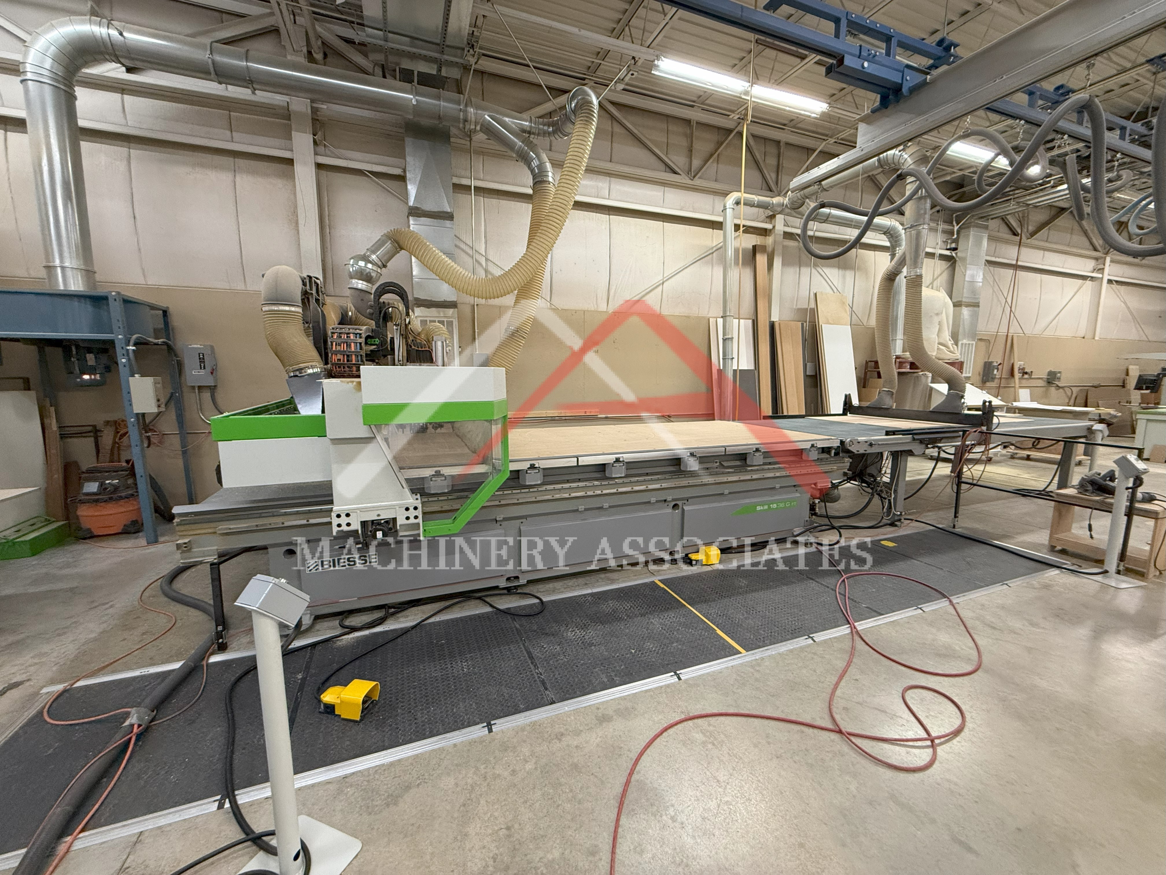 Biesse Skill 1536 Flat Table CNC Router w/Offloading