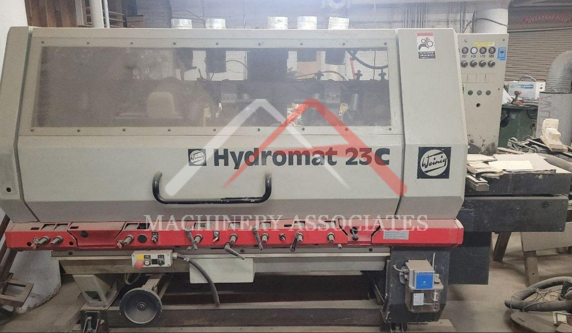 WEINIG HYDROMAT 23C /001 HIGH SPEED JOINTED MACHINE FEED THROUGH.