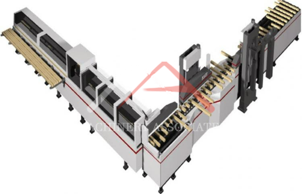 DOUCET FAO MODEL FINGERJOINT LINE FOR 16' FINISHED LUMBER
