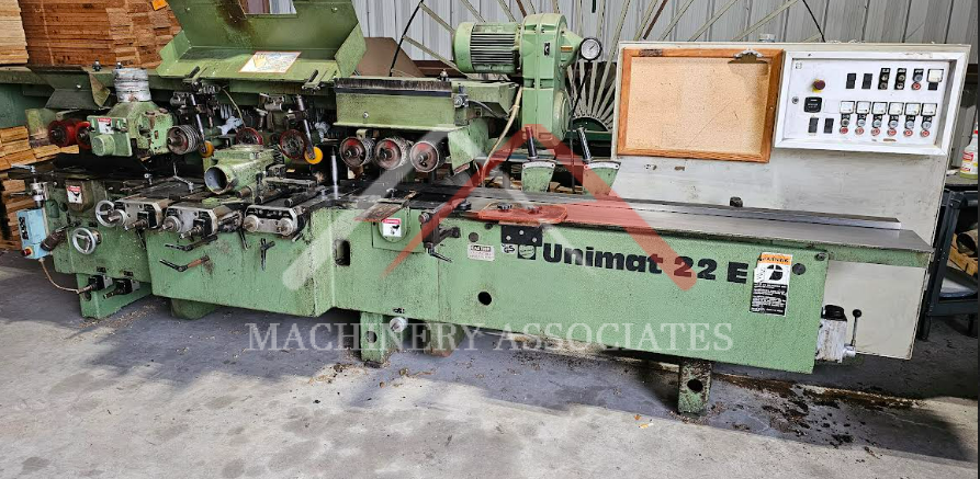 WEINIG UNIMAT 22E 6 HEAD MOULDER FEED THROUGH