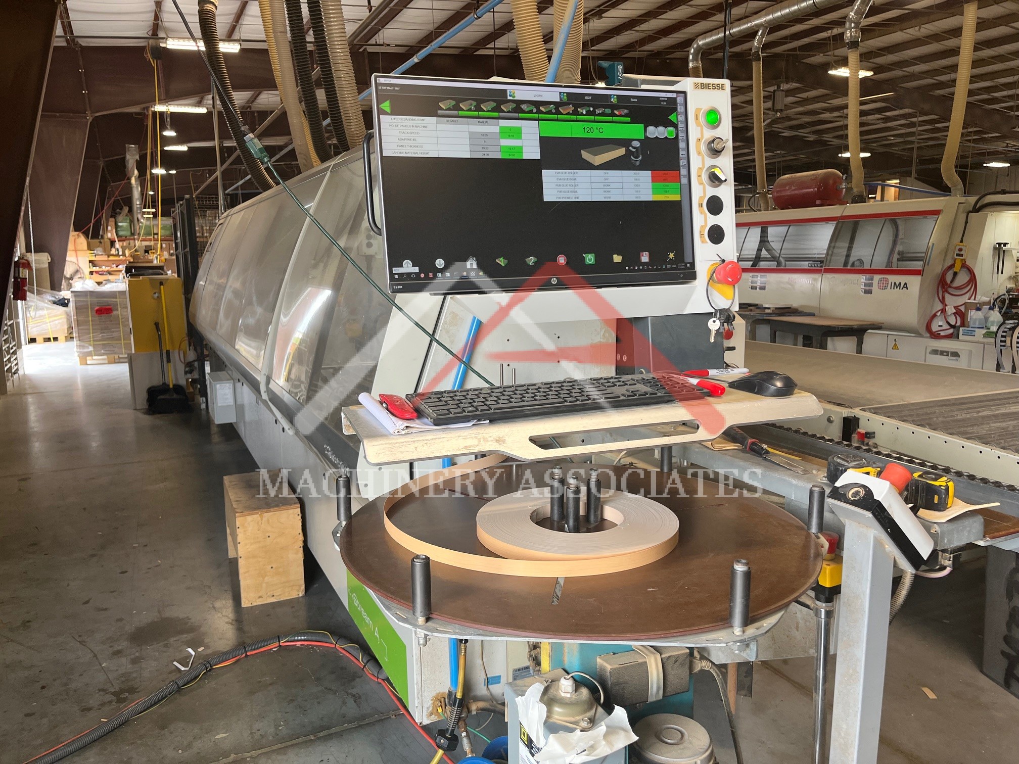 Biesse Stream A 6.0 Edgebander with PUR glue system