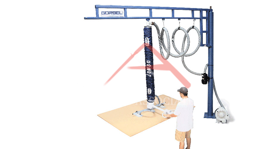 Schmalz Jumbo Ergo 85KG  with Gorbel Jib Crane