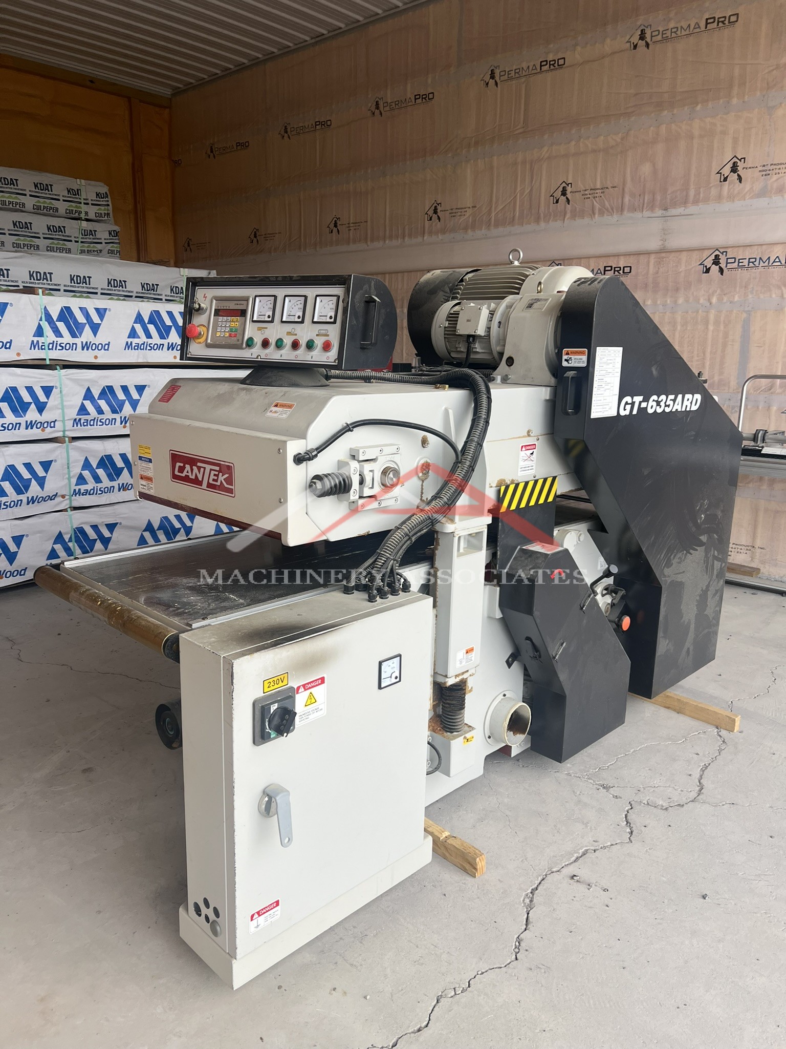 Cantek GT-635ARD 25" Double Surface Planer