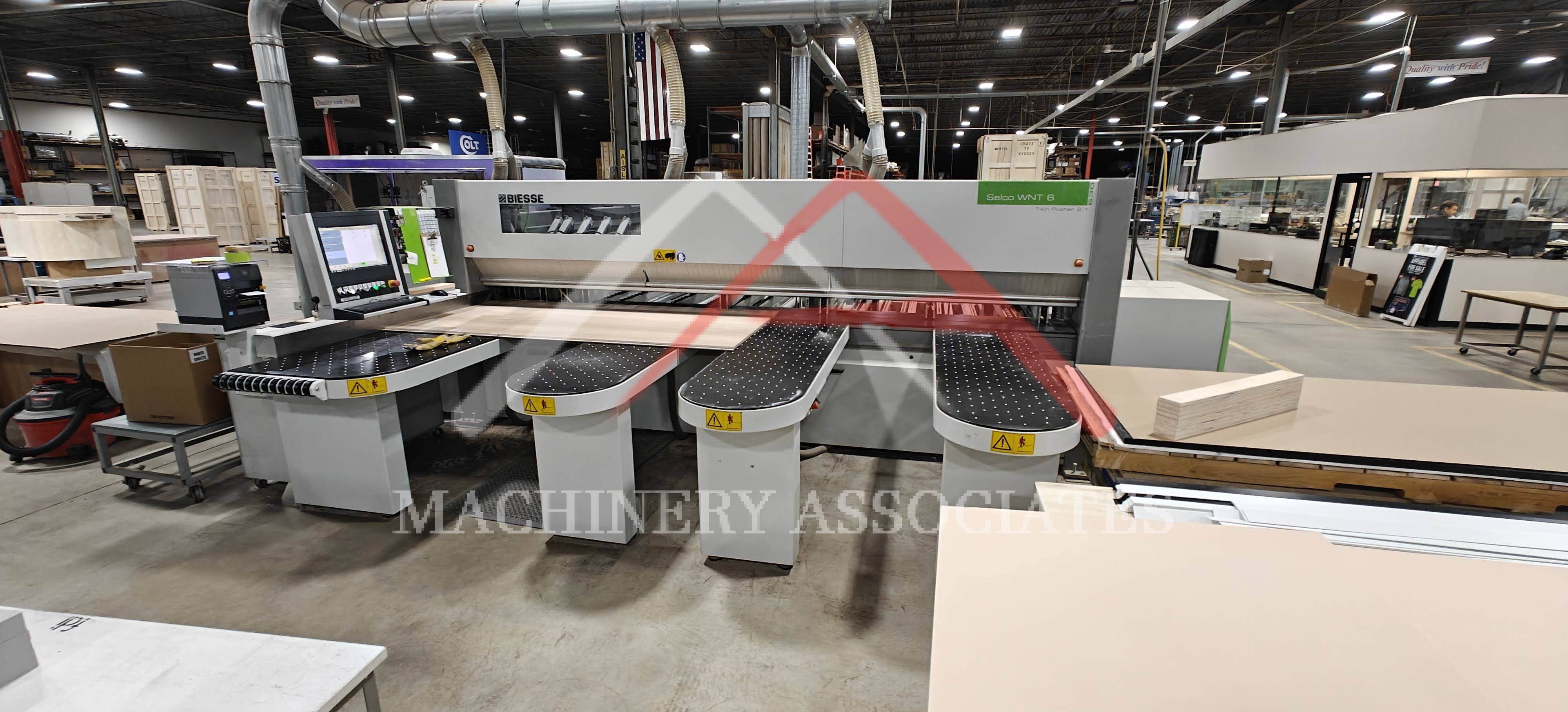 Biesse/Selco WNT 6 Twin Pusher Rear Load Auto loading Panel Saw