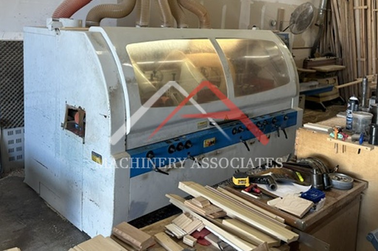 6 Head Feed Through Moulder - SILVER 6023 AH