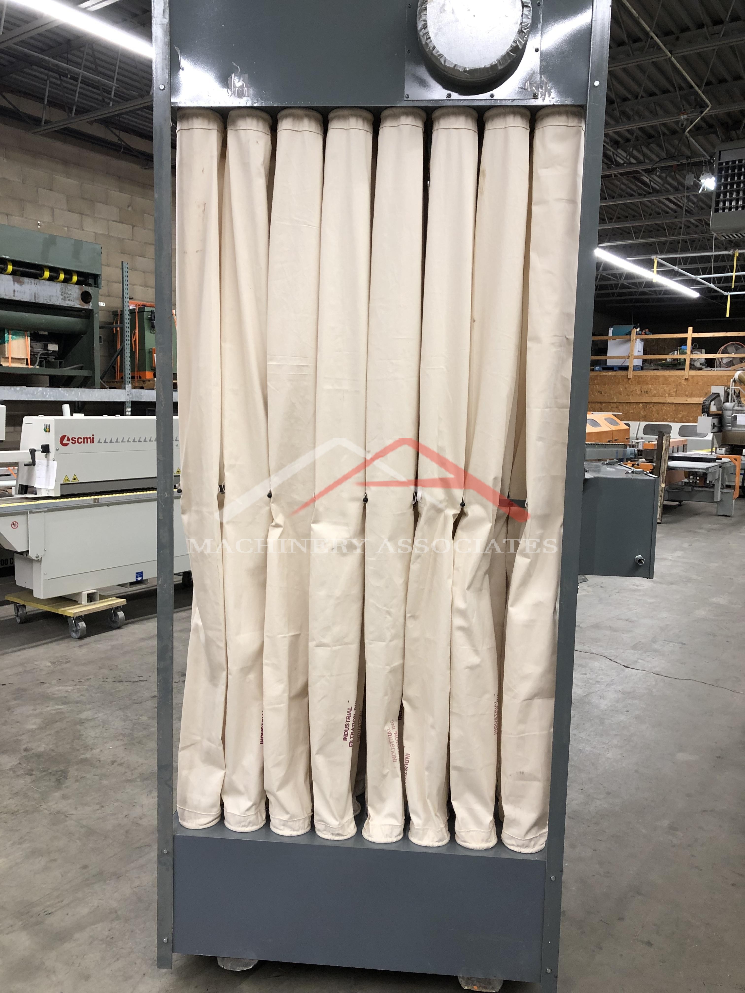 20hp Cyclone Dust Collector with Baghouse Filter Shaker and Loader Fan