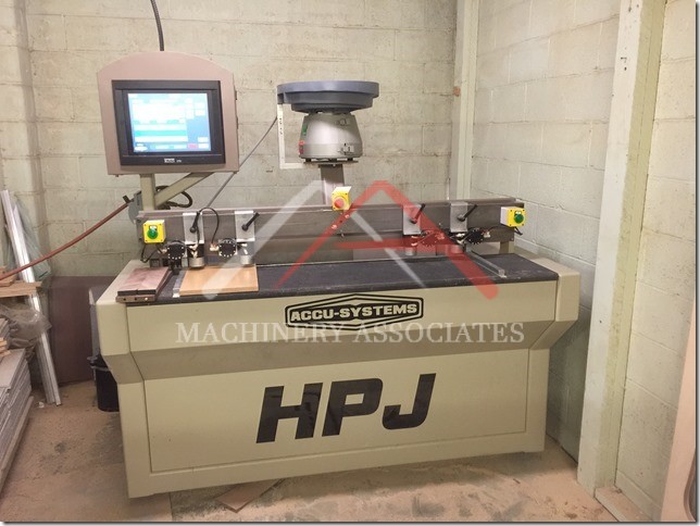 2009 ACCU-SYSTEMS HPJ-7 CNC Bore, Glue & Dowel Inserter