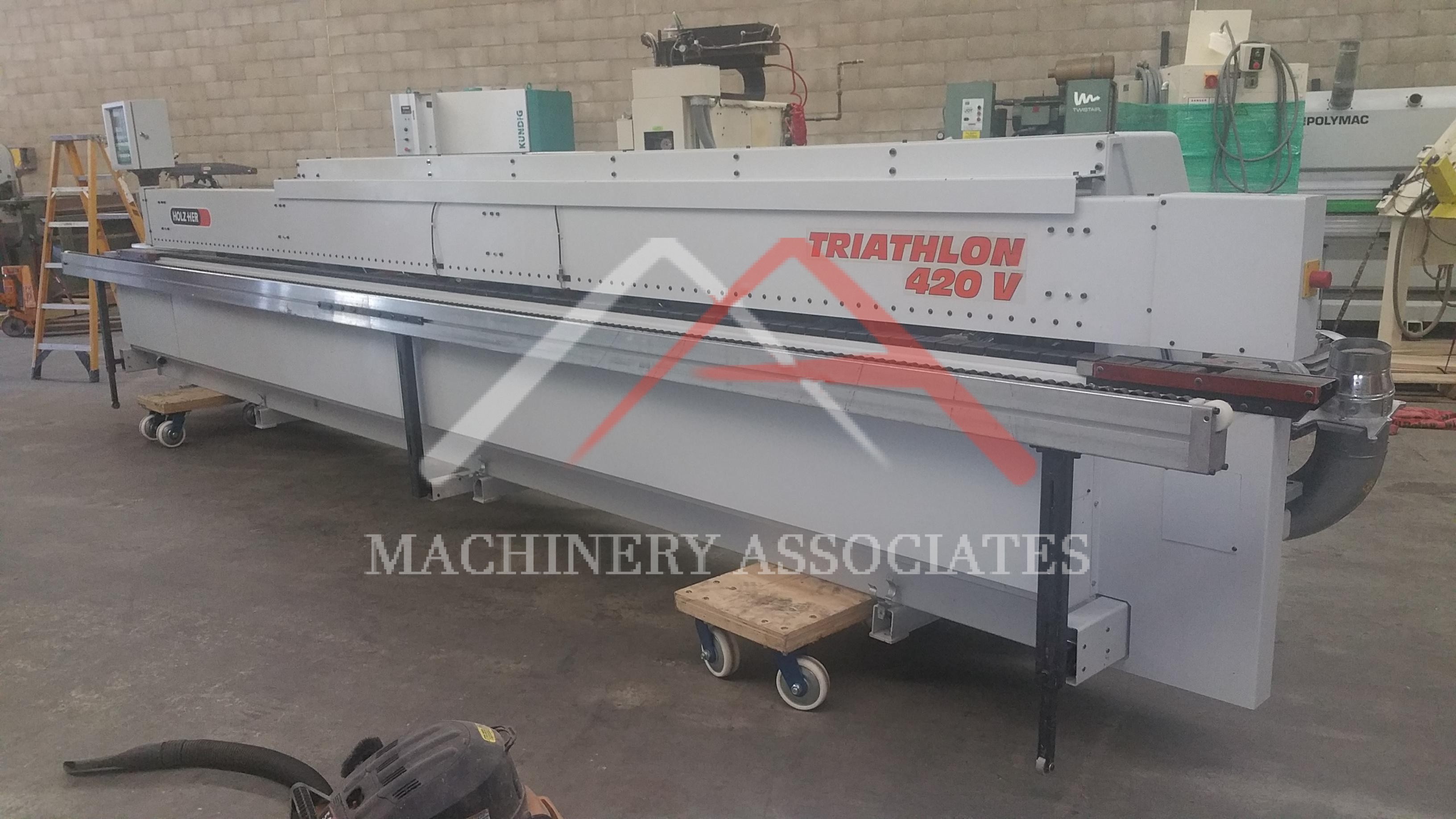 Low hour nice Holzher Triathlon 420V    Up to 30mm Edgebanding  REDUCED