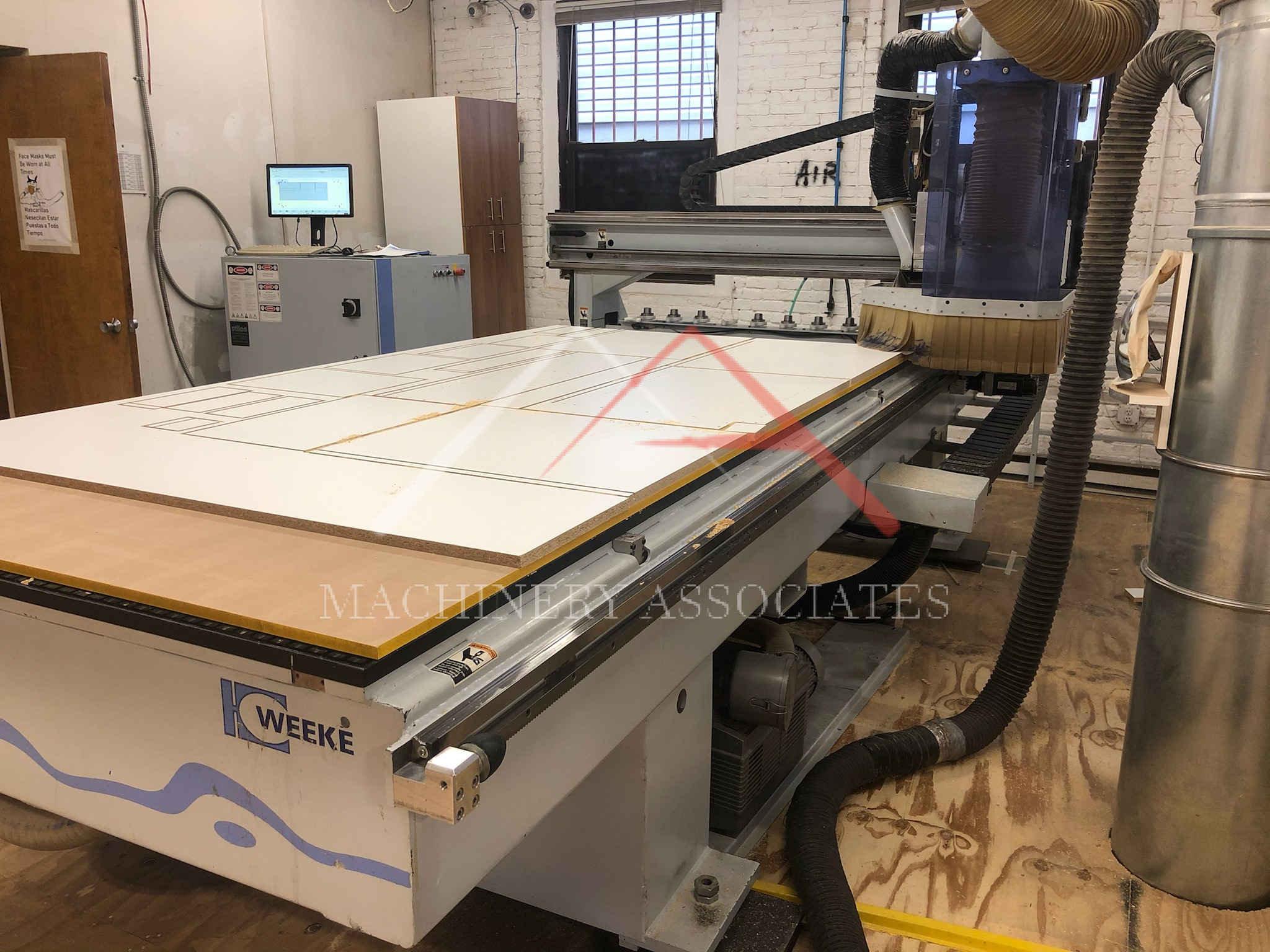 Weeke BHP 007 (5x10) Flat Table CNC Router