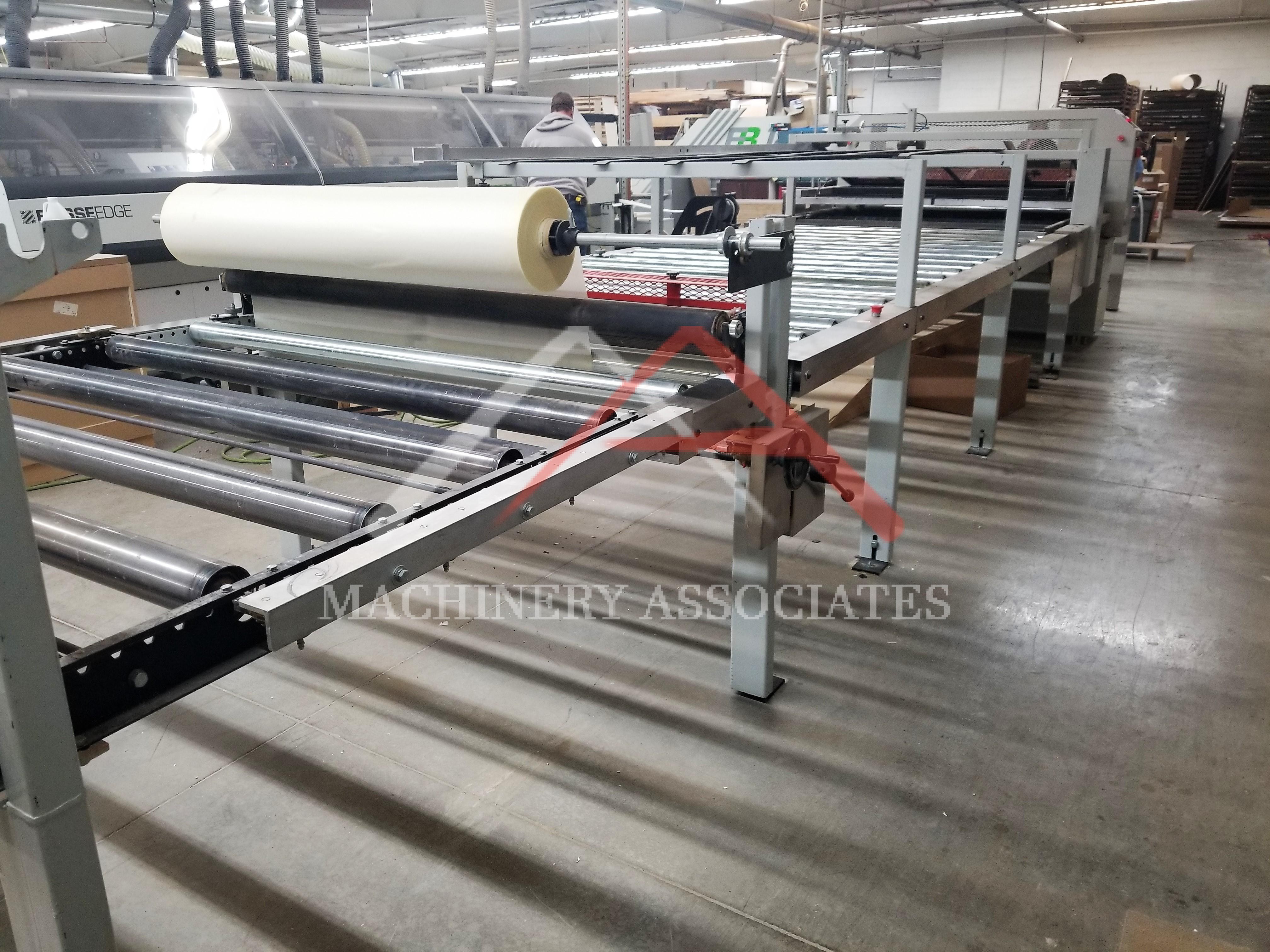 HMT Laminator with Indexing table and web glue roller HMT Laminator with Indexing table and web glue roller