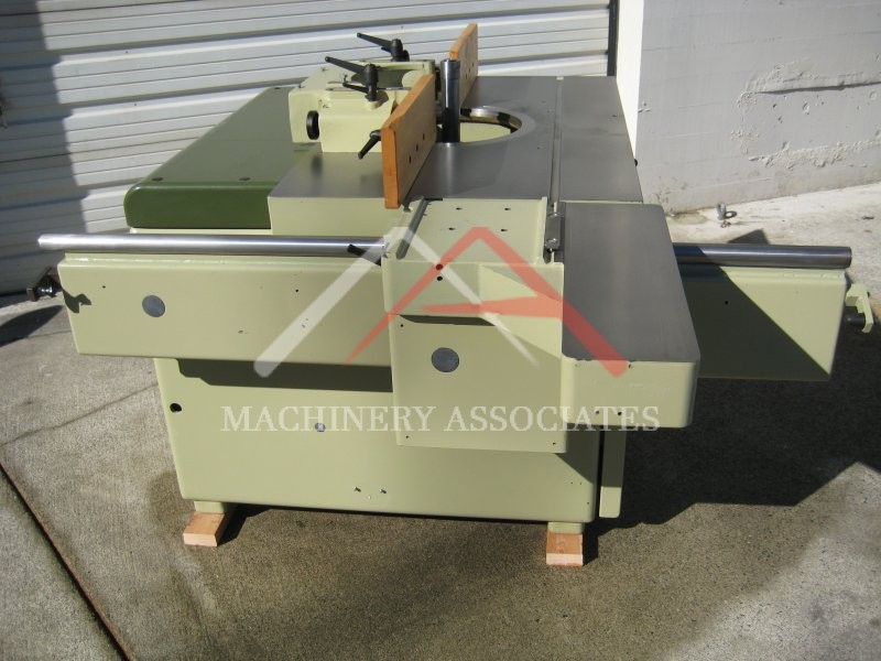 SCMI T-150 Titling Spindle Shaper W/ Sliding Table Shaper -  Power Up / Down / Tilt / Jog