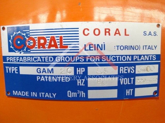 Used Dust Collector 5 1/2 HP Coral