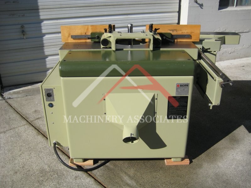SCMI T-150 Titling Spindle Shaper W/ Sliding Table Shaper -  Power Up / Down / Tilt / Jog
