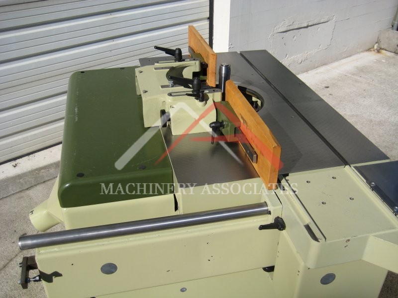 SCMI T-150 Titling Spindle Shaper W/ Sliding Table Shaper -  Power Up / Down / Tilt / Jog