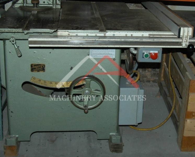Tannewitz sliding table saw model U 5hp slider Biesemeyer Tannewitz sliding table saw model U 5hp slider Biesemeyer