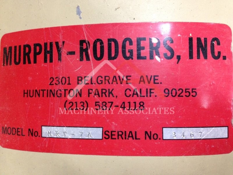 MurphyRogers Dust Collector