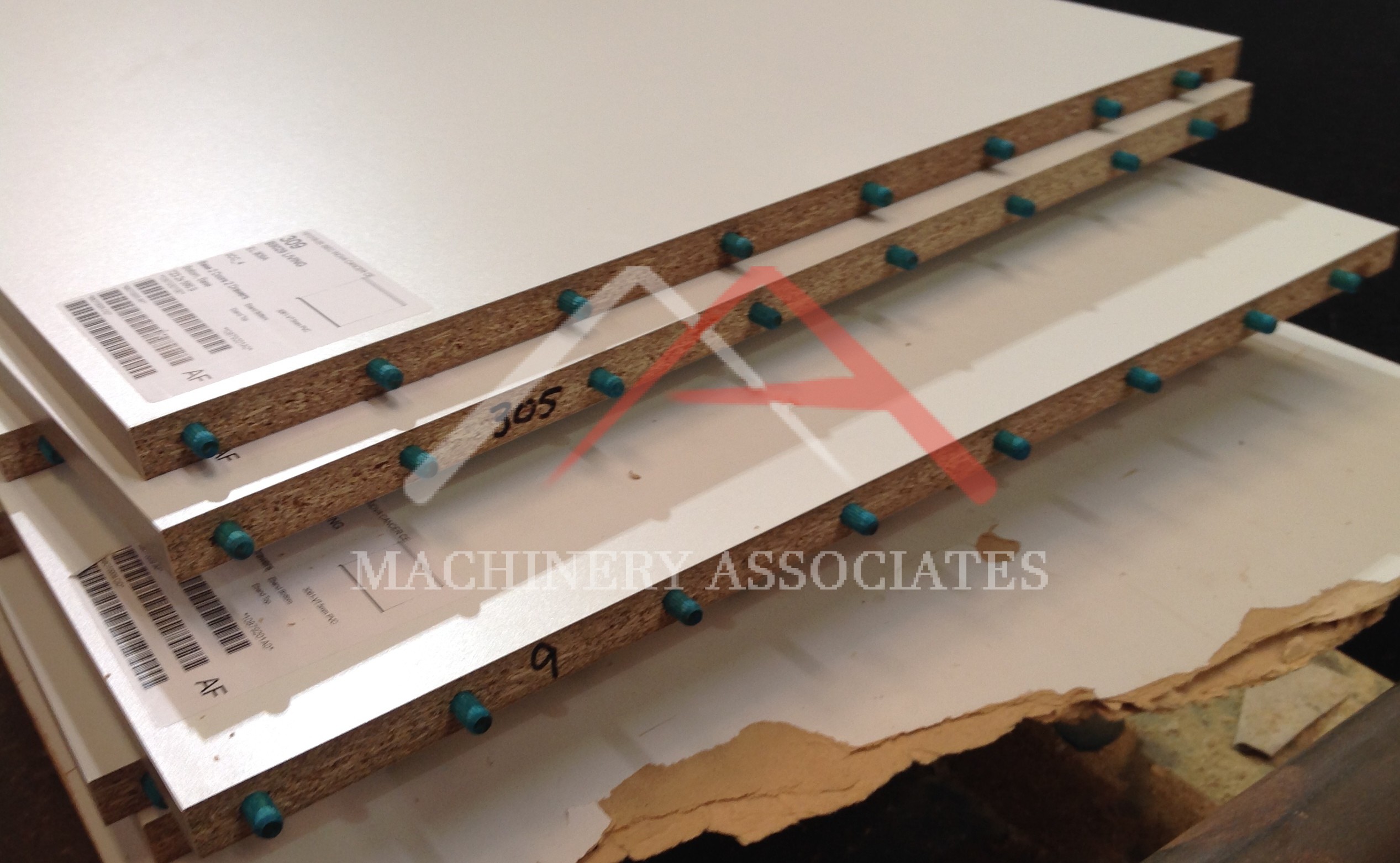 Omal 49" capacity drill and dowel insertion machine Omal 49" capacity drill and dowel insertion machine
