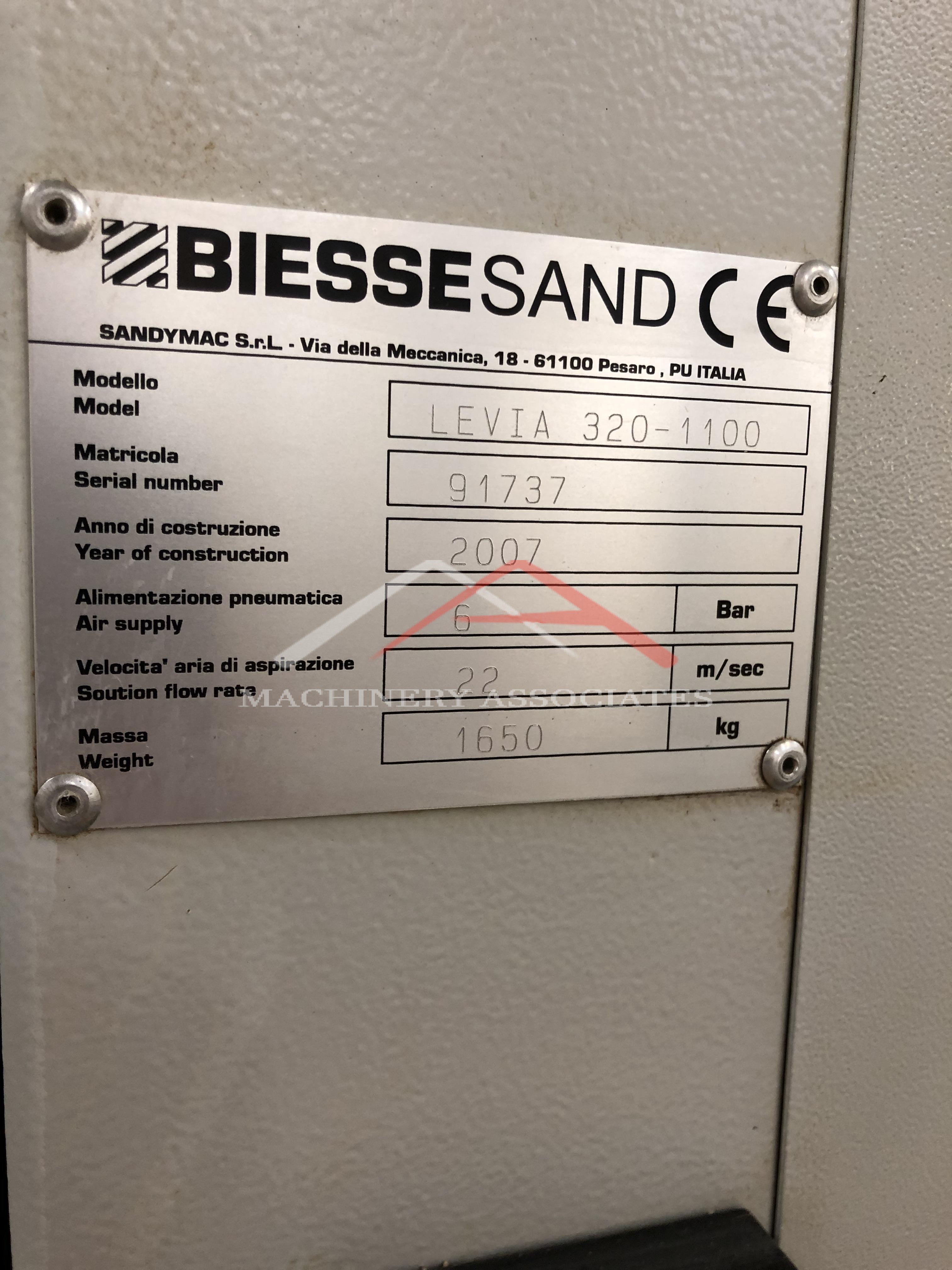 Biesse Levia 320 1100 2Head Widebelt Sander