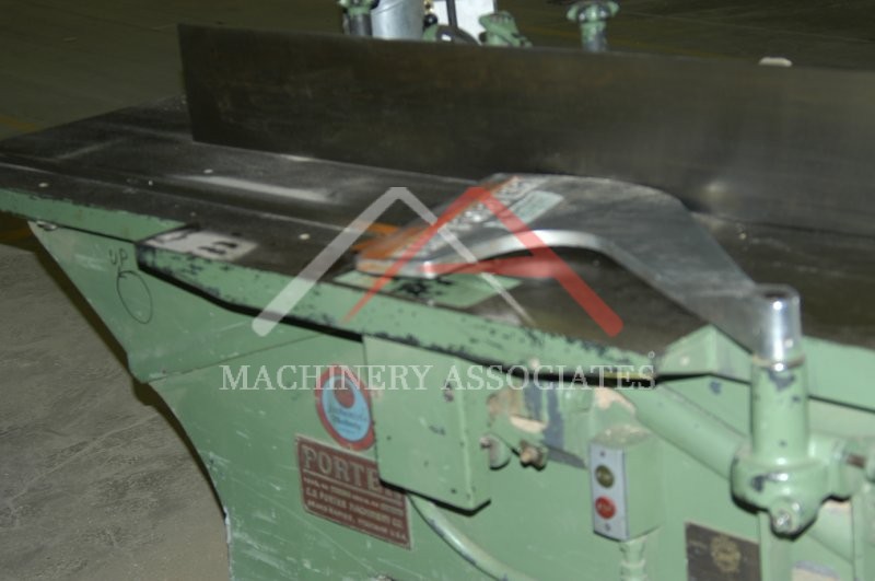 The Porter model 300cm woodworking Jointer 12inch 5hp direct drive