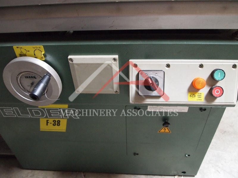 1995 Felder F-38 Sliding Table Tilting Spindle Shaper w/Power Feeder WITH add't Tooling!