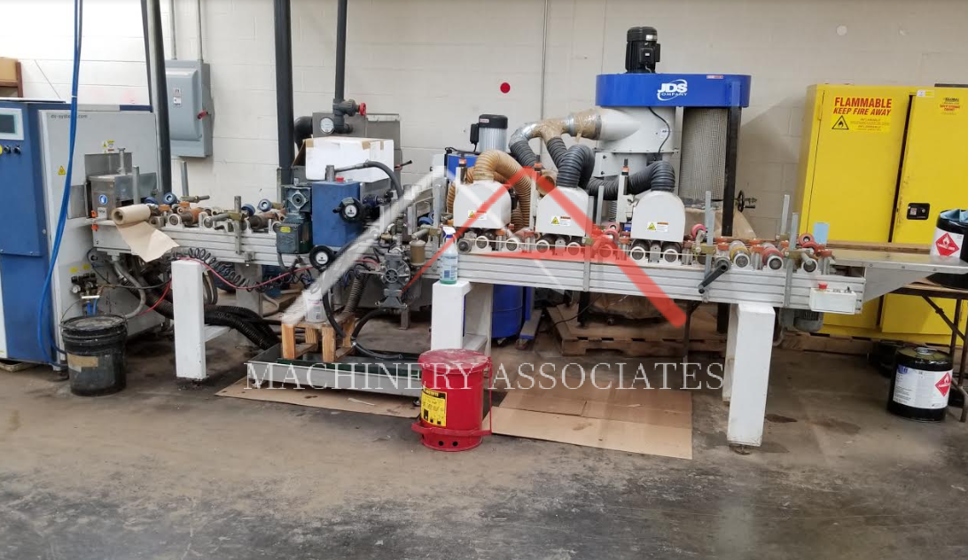 DELLE VEDOVE CTU 3 UV SANDINGFINISHING LINE