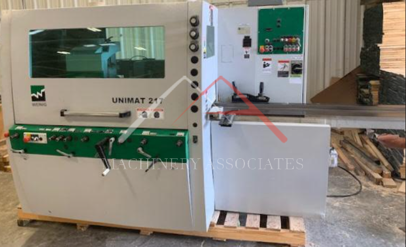 WEINIG UNIMAT 217 THROUGH FEED MOULDER