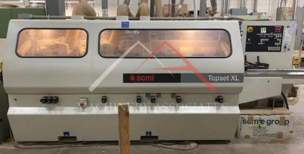 SCMI TOPSET XL THROUGH FEED MOULDER WITH SCMI 746 PROFILE GRINDER