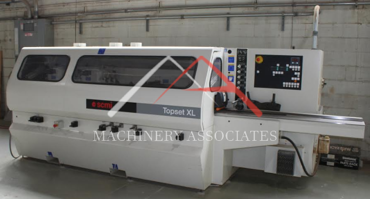 SCMI TOPSET XL MOULDER FEED THROUGH WITH PROFILE GRINDER SCMI TOPSET XL MOULDER FEED THROUGH WITH PROFILE GRINDER