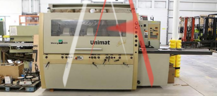 WEINIG UNIMAT GOLD 6 HEAD THROUGH FEED MOULDER
