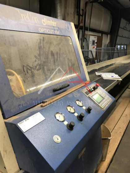 DIMTER OPTICUT 104 R OPTIMIZING PUSH FEED SAW