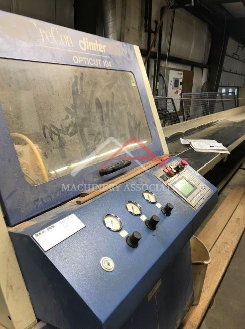DIMTER OPTICUT 104 R OPTIMIZING PUSH FEED SAW