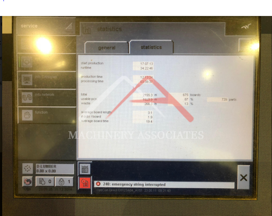 DIMTER S 50 OPTIMIZING PUSH FEED SAW