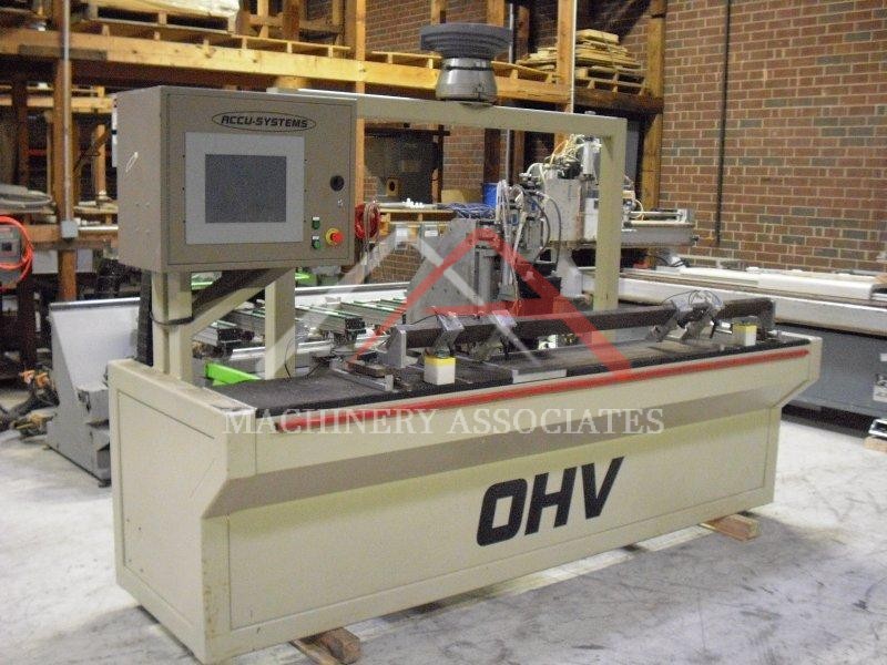 ACCU-SYSTEMS OHV-HP OVERHEAD HORIZONTAL & VERTICAL  CNC BORE, GLUE, ROUTE, AND DOWEL MACHINE