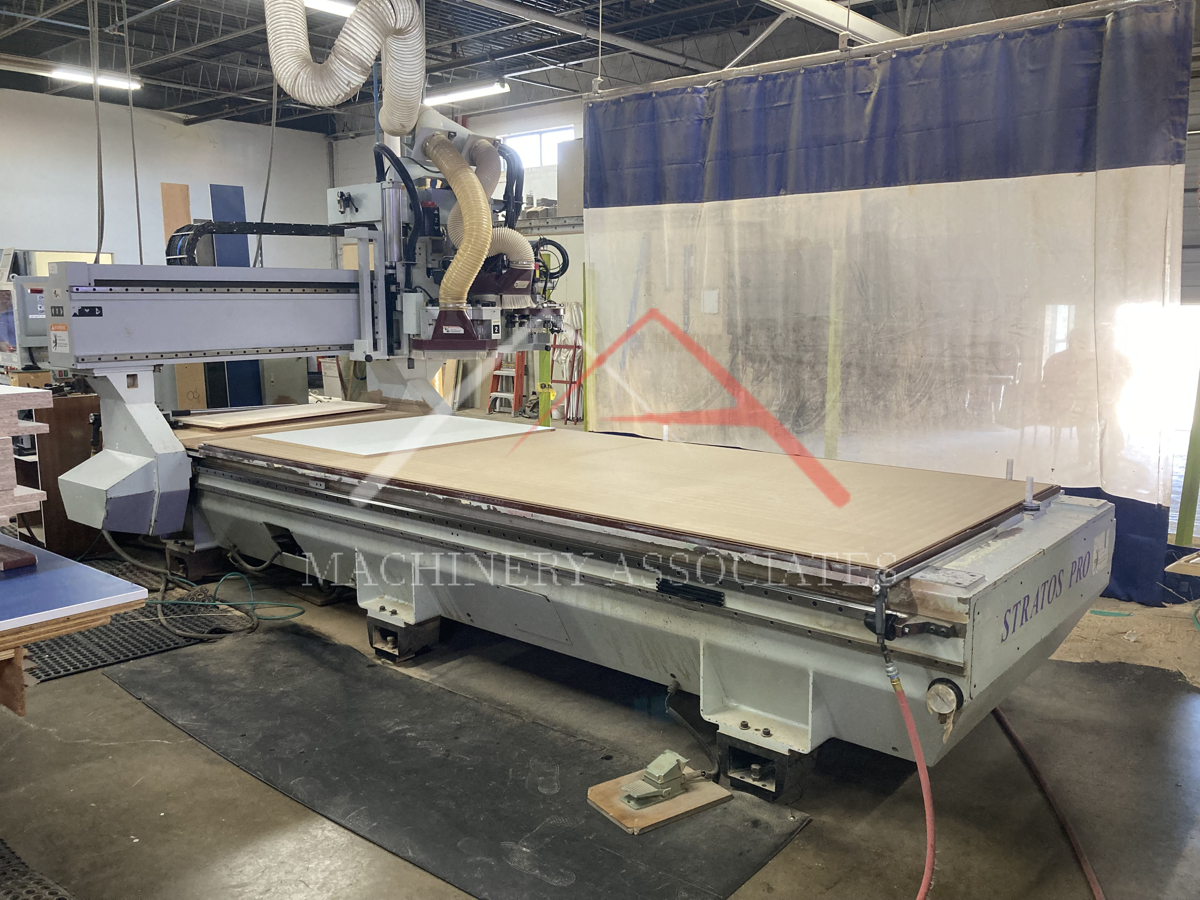 2003 Anderson Stratos Pro 5x12 Flat table CNC Router