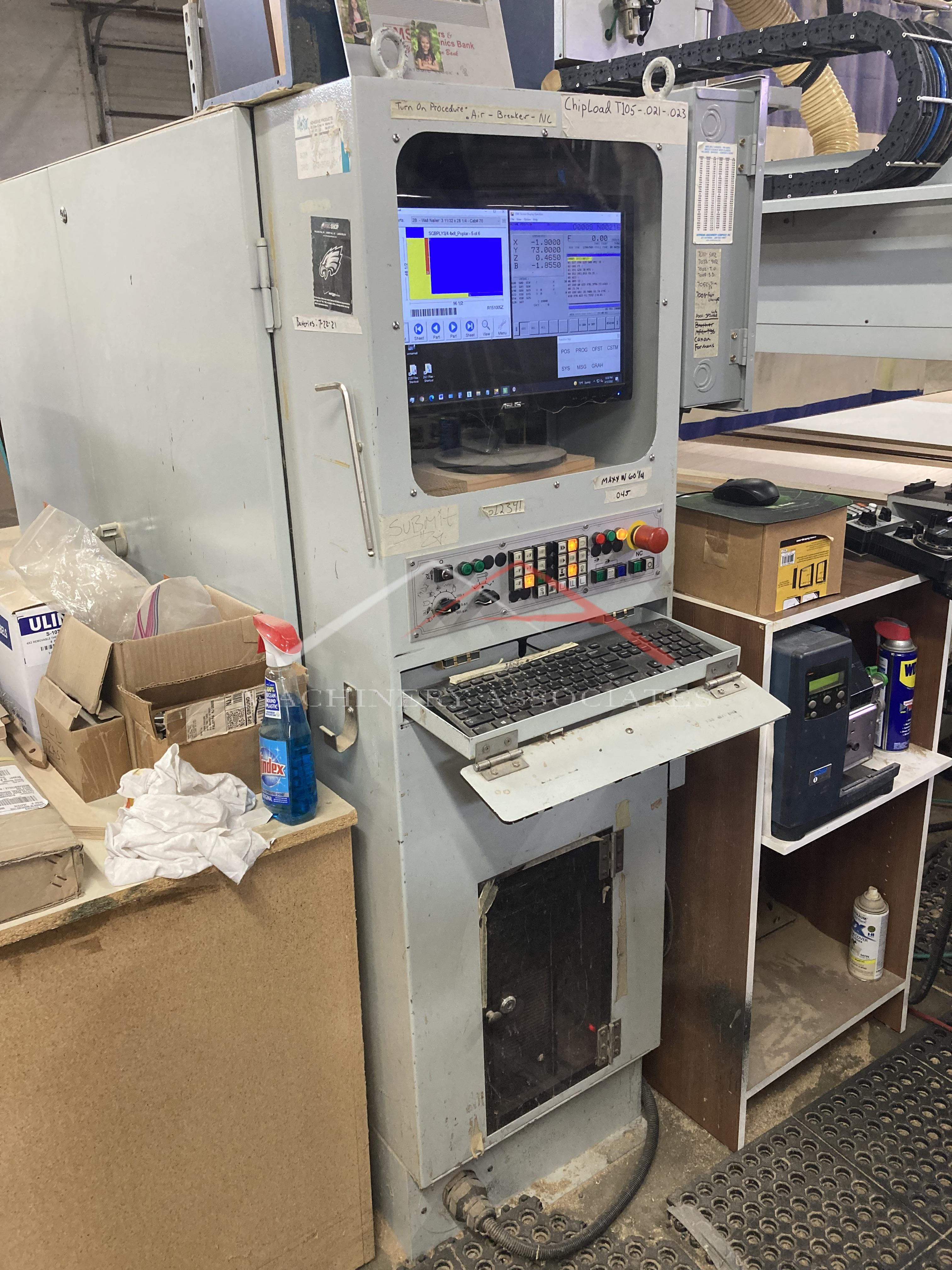 2003 Anderson Stratos Pro 5x12 Flat table CNC Router