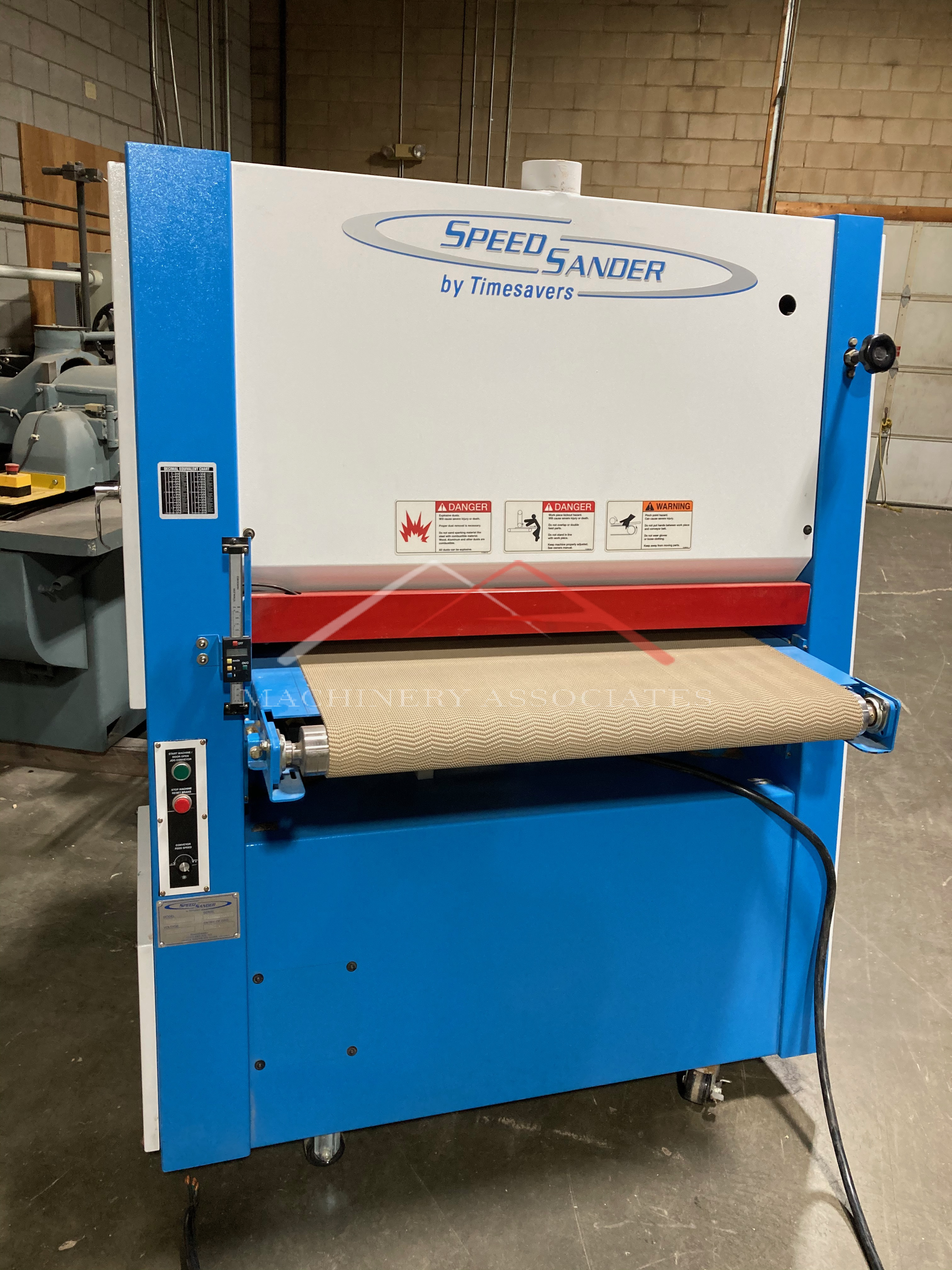 Timesaver Speedsander 37" widebelt sander