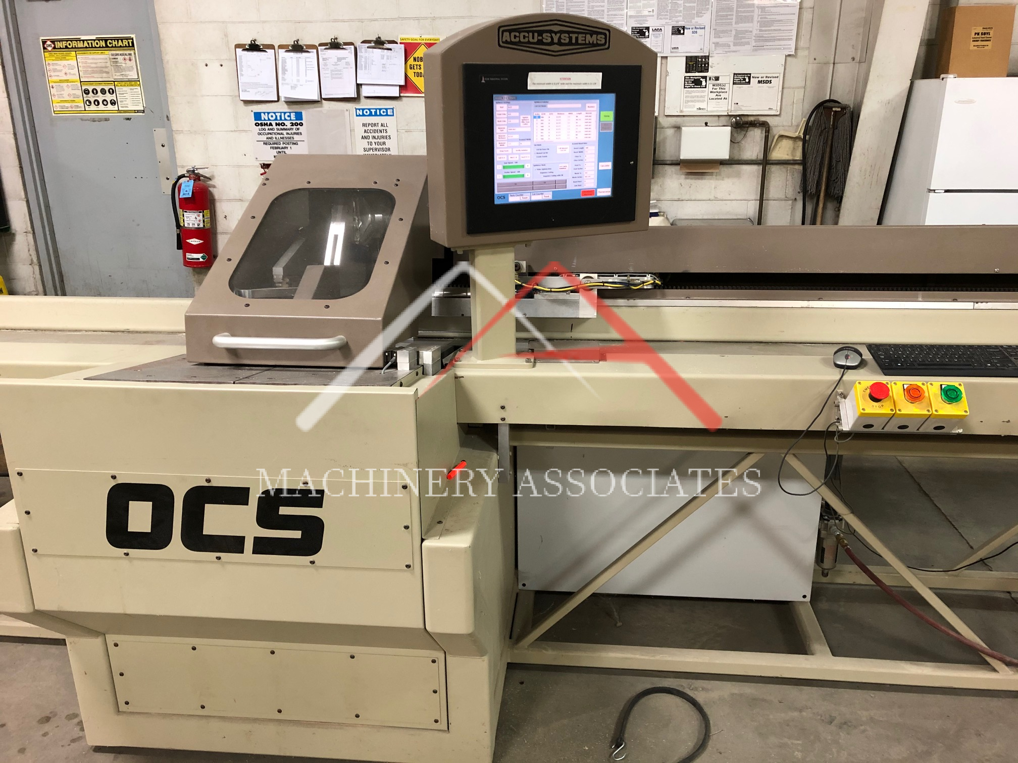 AccuSystems OCS Optimizing Crosscut Saw
