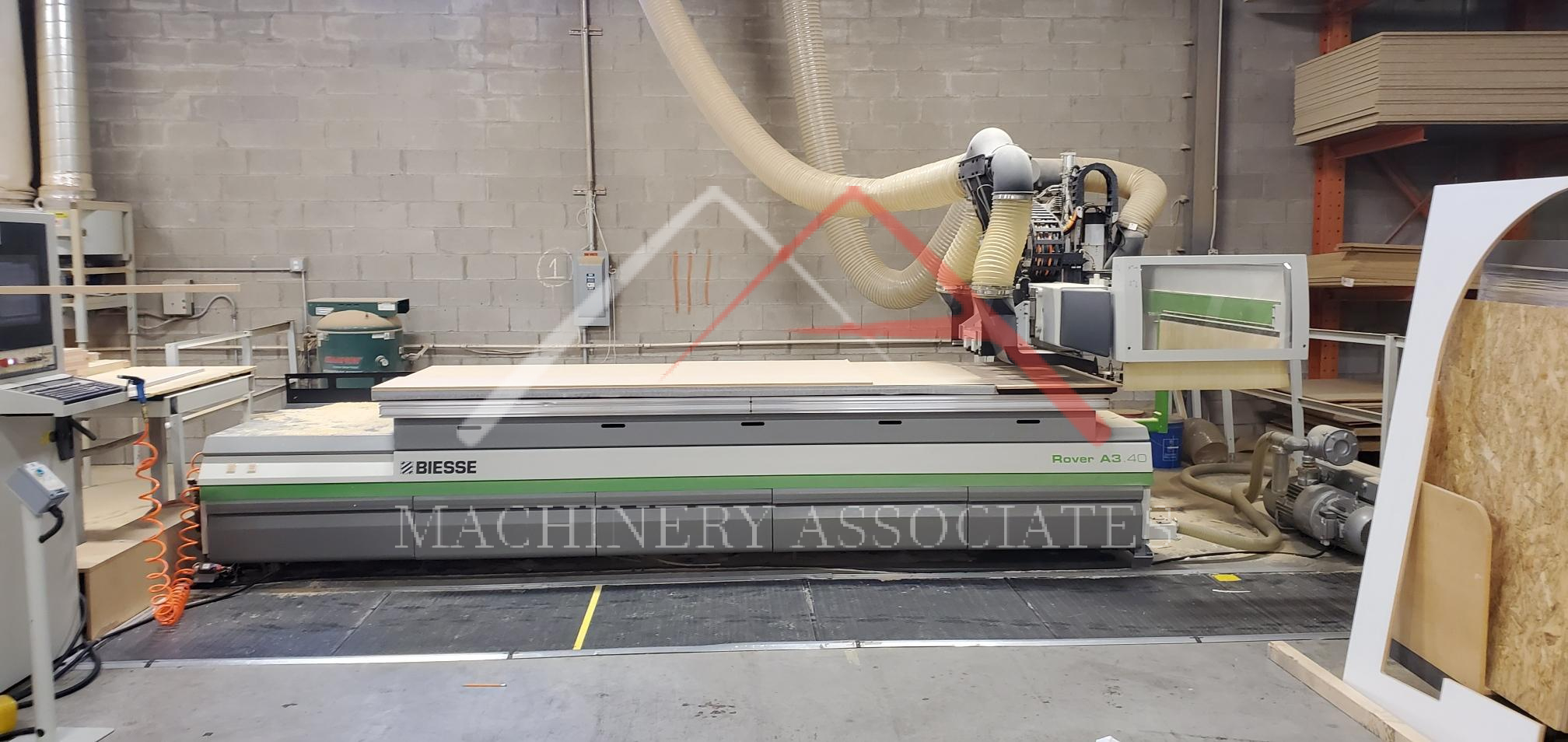 Biesse  Rover A 3.40 FT  CNC Router  w/Rake-Off