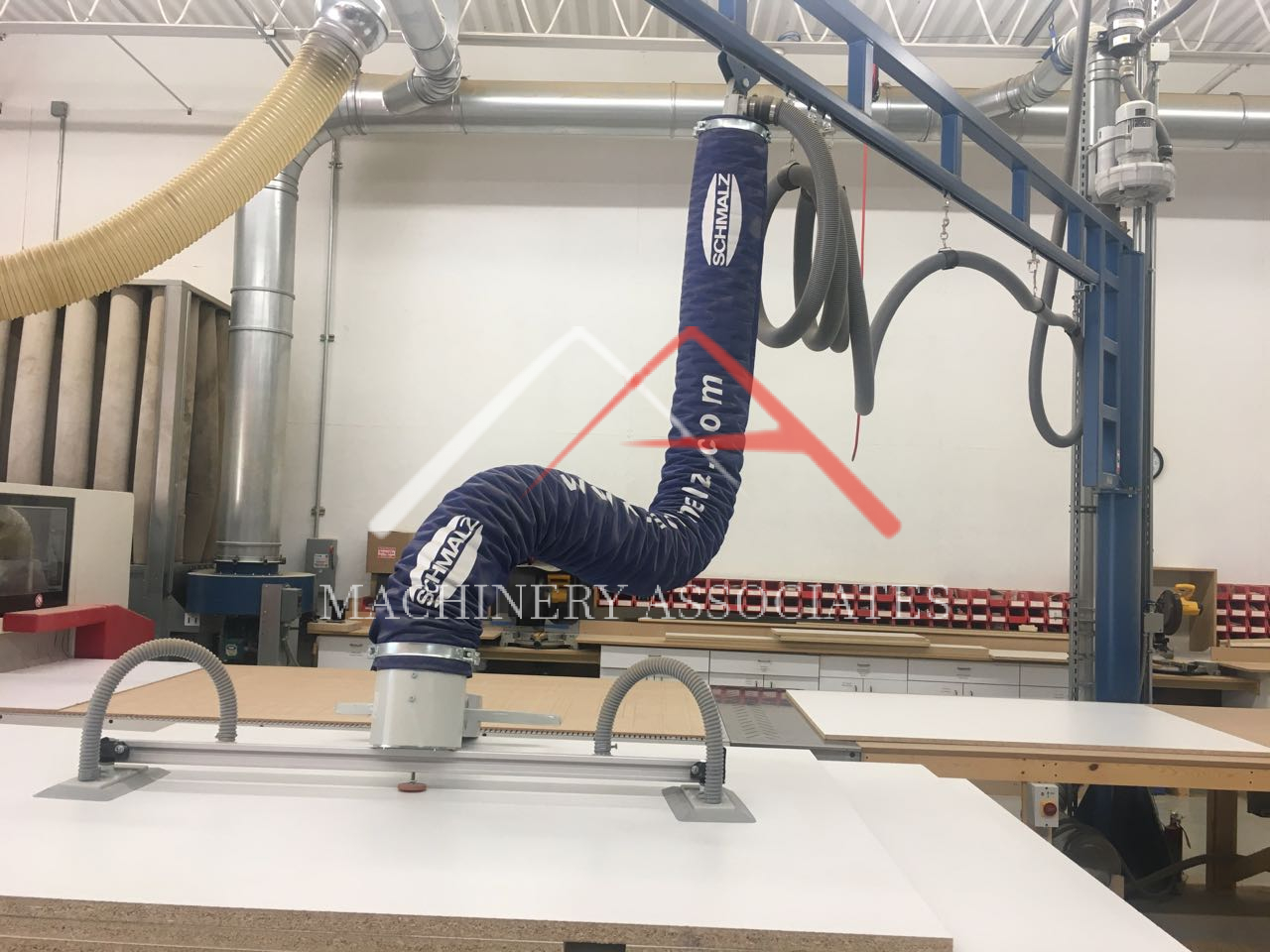 2017 Schmalz Vacuul Lift with Gorbel 16' Jib Crane 