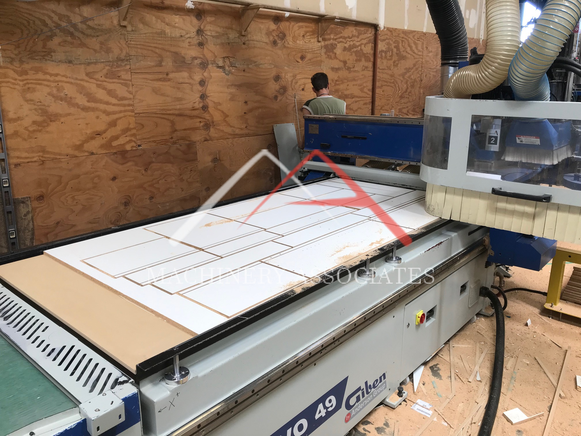 2016 Giben G4 EVO 49 Feed Through CNC Router 2016 Giben G4 EVO 49 Feed Through CNC Router