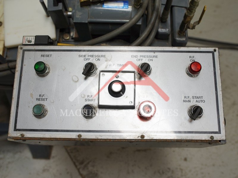 ROSENQUIST DUAL EASEL HIGH PRODUCTION RADIO FREQUENCY GLUER