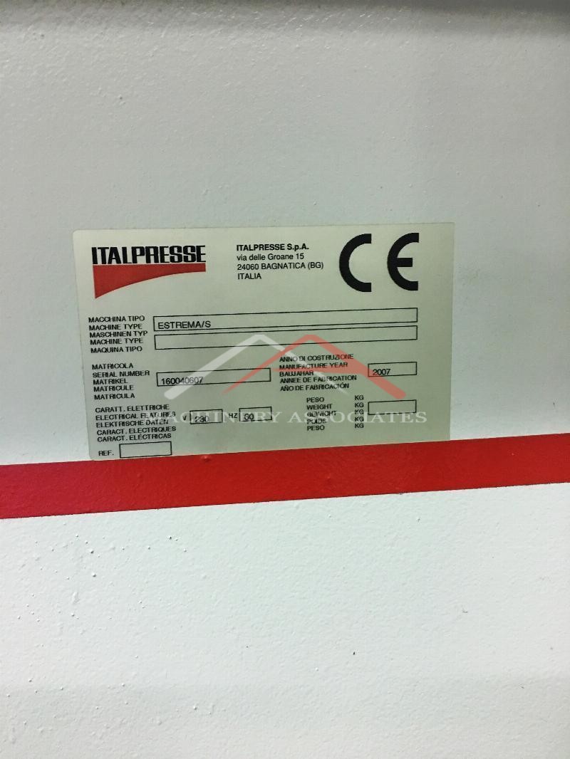 Italpresse EstremaS 3-D Thermoforming Press