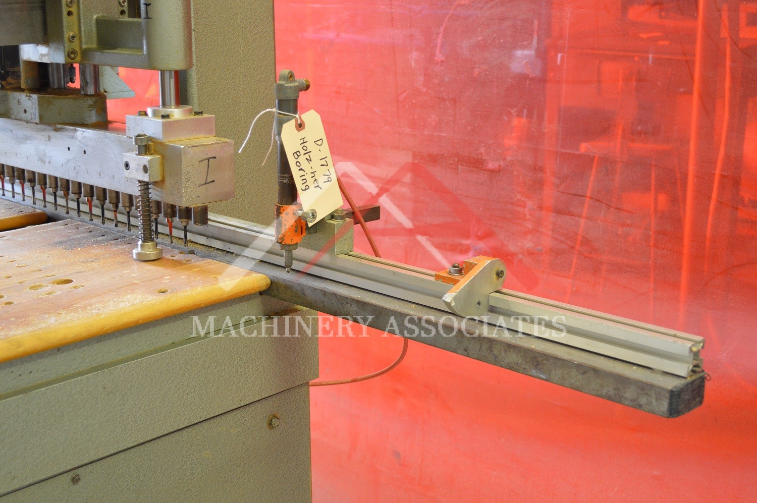 HOLZ-HER 1623.1 DOUBLE ROW LINE BORING MACHINE