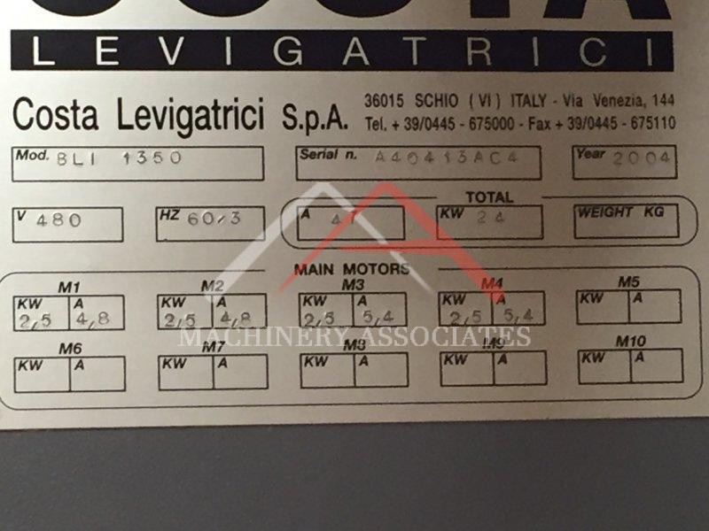 2004 Costa BL 1350 Sander