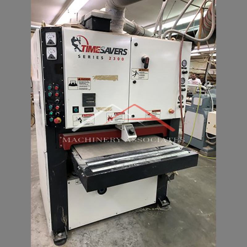 TimeSavers 2300  37  2 Head Wide Belt Sander TimeSavers 2300  37  2 Head Wide Belt Sander