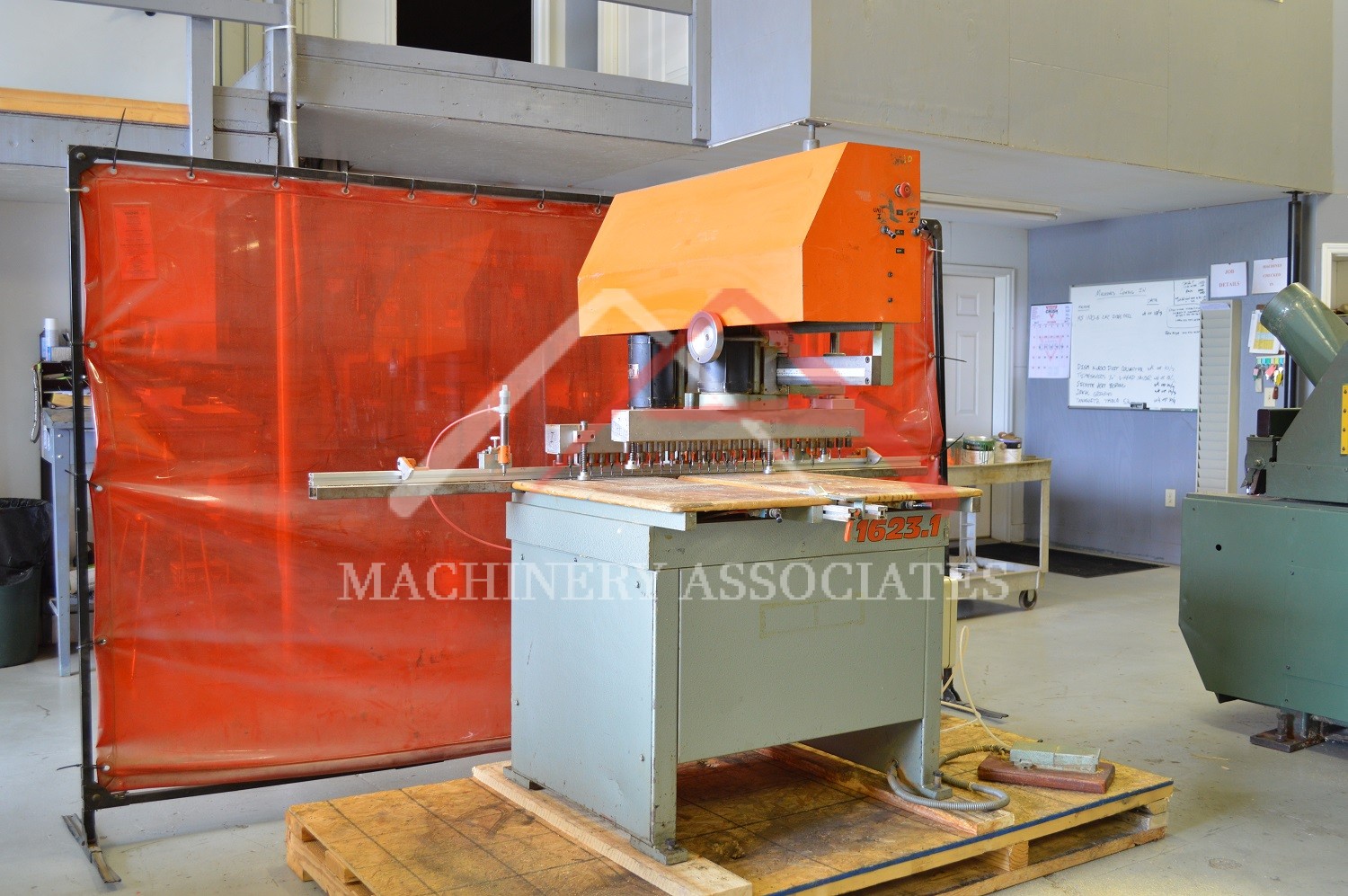 HOLZ-HER 1623.1 DOUBLE ROW LINE BORING MACHINE