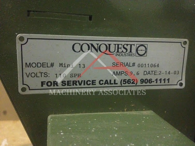 Conquest Mini 13 Line Boring Machine
