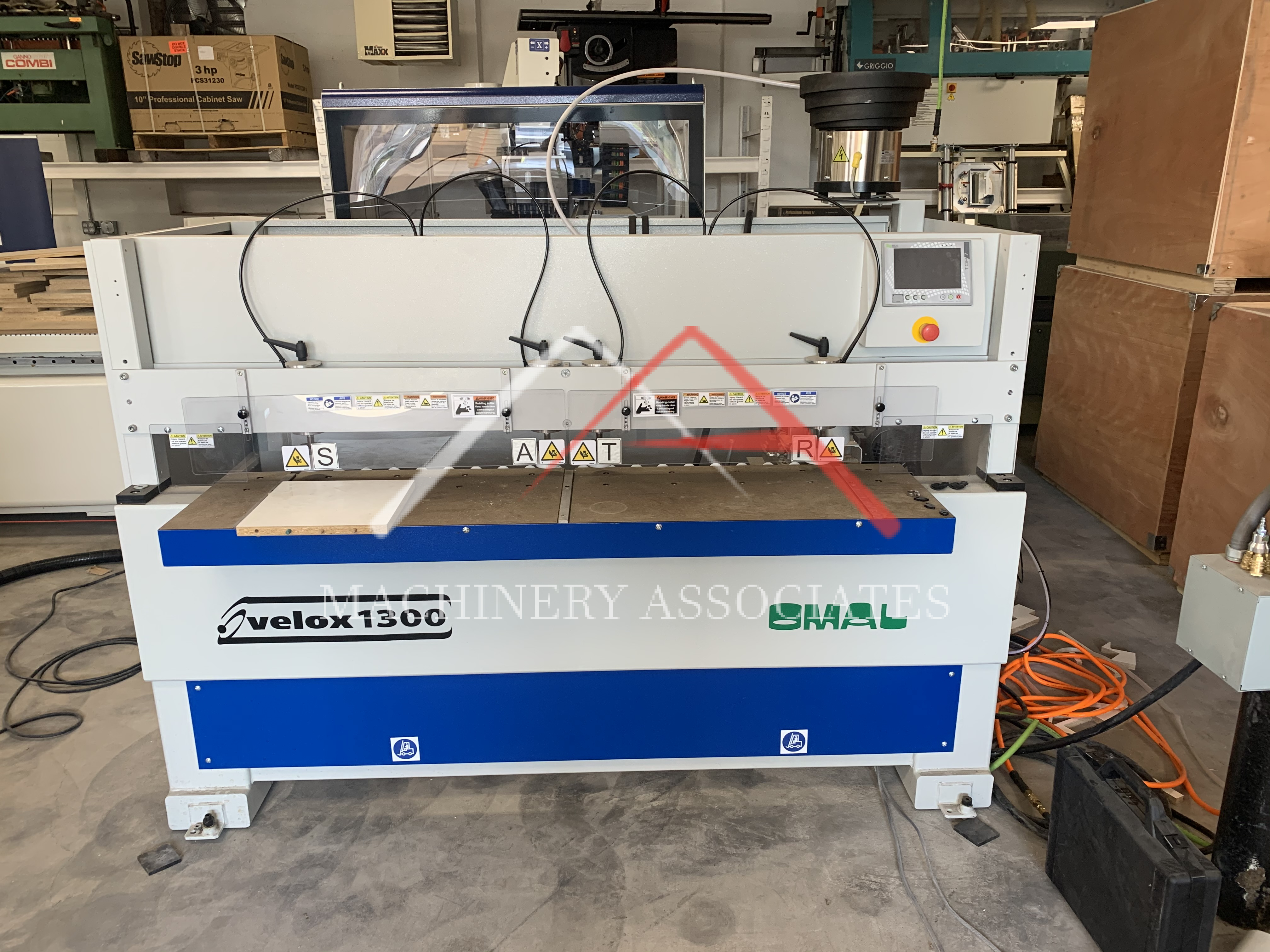 Omal Velox 1300 PTP Dowel Drill Glue Insert Machine
