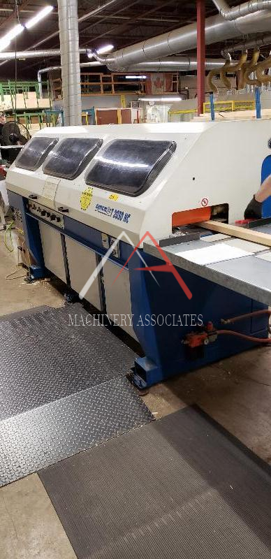 Omga T2030 NC Optimizing and defecting saw